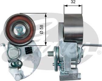 Gates T43133 - Rola intinzator,curea distributie aaoparts.ro