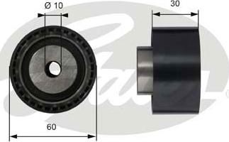 Gates T42070 - Rola ghidare / conducere, curea distributie aaoparts.ro