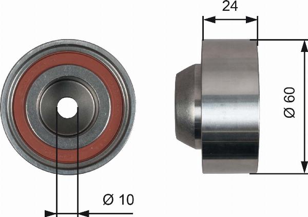 GATES T42231 - Rola ghidare / conducere, curea distributie aaoparts.ro