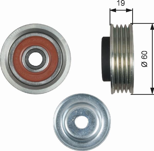 GATES T39181 - Rola ghidare / conducere, curea transmisie aaoparts.ro
