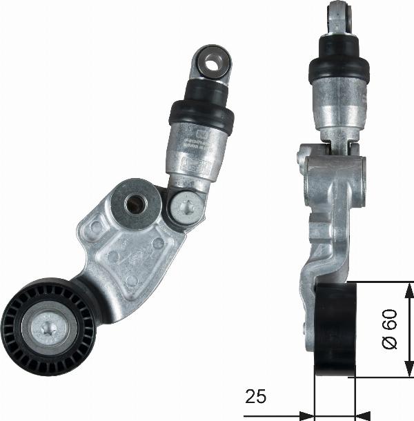 GATES T39388 - Intinzator curea, curea distributie aaoparts.ro