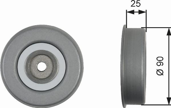 GATES T39245 - Rola ghidare / conducere, curea transmisie aaoparts.ro