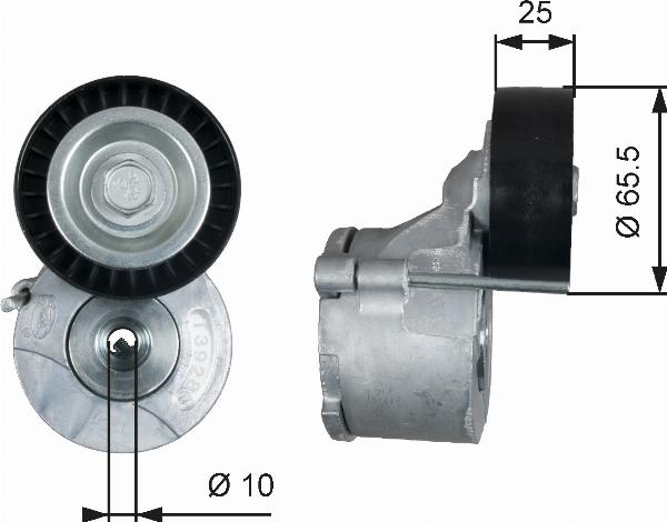 GATES T39281 - Rola ghidare / conducere, curea transmisie aaoparts.ro