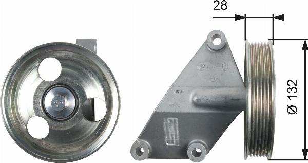 GATES T36428 - Rola ghidare / conducere, curea transmisie aaoparts.ro