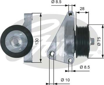 Gates T36422 - Rola ghidare / conducere, curea transmisie aaoparts.ro