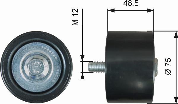 GATES T36626 - Rola ghidare / conducere, curea transmisie aaoparts.ro