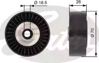 Gates T36390 - Rola ghidare / conducere, curea transmisie aaoparts.ro