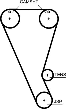 GATES T363HOB - Curea de distributie aaoparts.ro