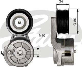 Gates T38650 - Intinzator curea, curea distributie aaoparts.ro