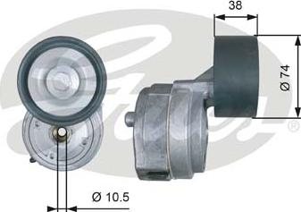 Gates T38600 - Intinzator curea, curea distributie aaoparts.ro