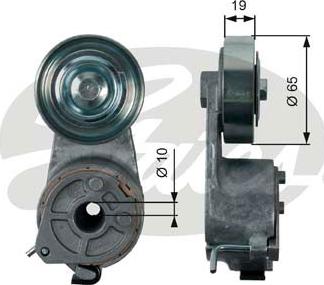 GATES T38674 - Intinzator curea, curea distributie aaoparts.ro