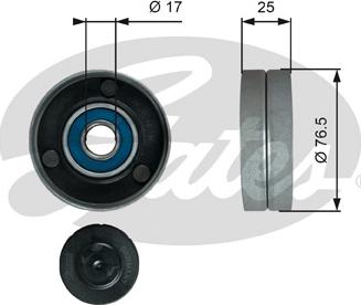 Gates T38059 - Rola ghidare / conducere, curea transmisie aaoparts.ro