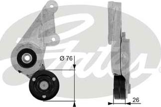 Gates T38304 - Intinzator curea, curea distributie aaoparts.ro