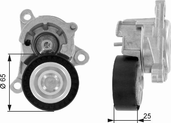GATES T38320 - Intinzator curea, curea distributie aaoparts.ro