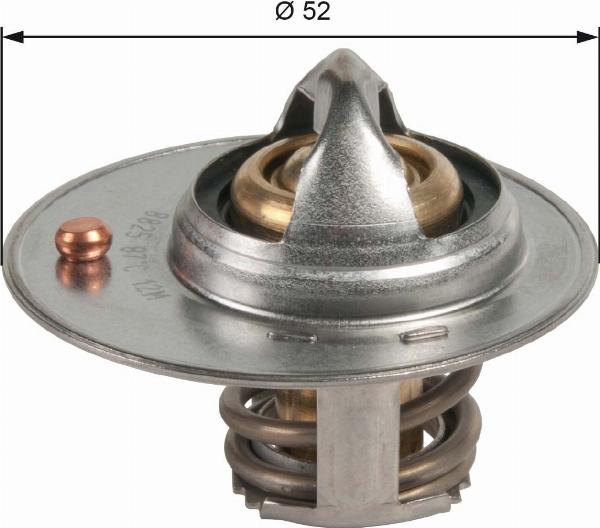 GATES TH49087G1 - Termostat,lichid racire aaoparts.ro