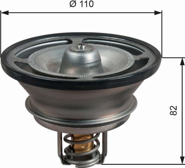 GATES TH51482G1 - Termostat,lichid racire aaoparts.ro
