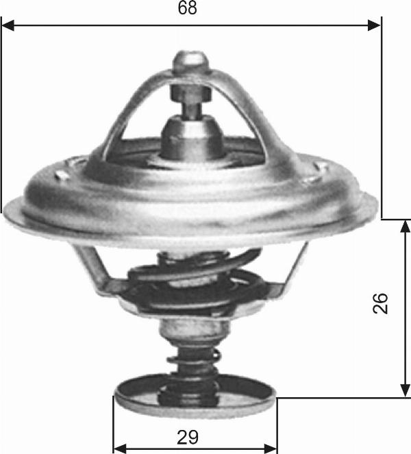 GATES TH09781G1 - Termostat,lichid racire aaoparts.ro