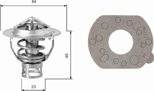 GATES TH04077G1 - Termostat,lichid racire aaoparts.ro