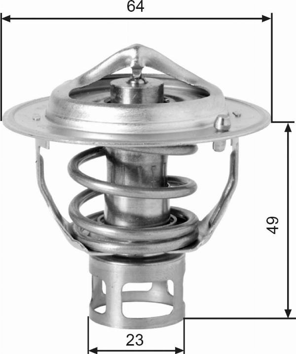 GATES TH04077 - Termostat,lichid racire aaoparts.ro