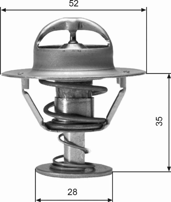 GATES TH04382G1 - Termostat,lichid racire aaoparts.ro