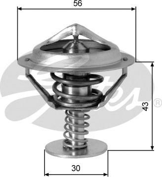 GATES TH05382G1 - Termostat,lichid racire aaoparts.ro