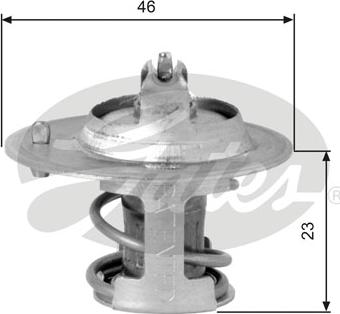 GATES TH06691G1 - Termostat,lichid racire aaoparts.ro