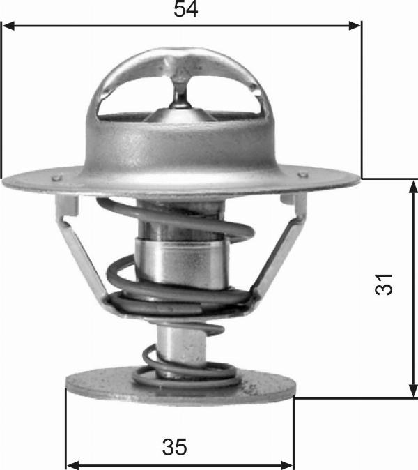 GATES TH00682G1 - Termostat,lichid racire aaoparts.ro