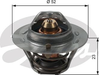 Gates TH14088G1 - Termostat,lichid racire aaoparts.ro