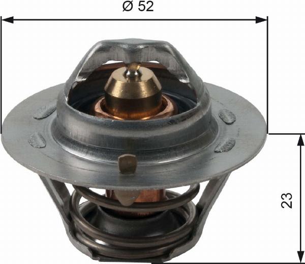 GATES TH14088G1 - Termostat,lichid racire aaoparts.ro