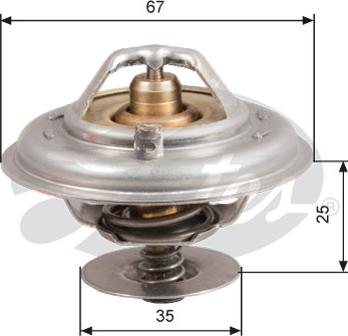 Gates TH14380G1 - Termostat,lichid racire aaoparts.ro