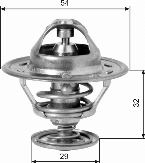 GATES TH10981G1 - Termostat,lichid racire aaoparts.ro