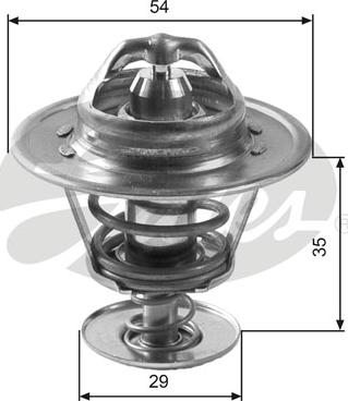 GATES TH11088G1 - Termostat,lichid racire aaoparts.ro
