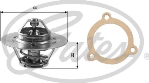 GATES TH12480G1 - Termostat,lichid racire aaoparts.ro
