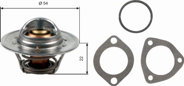 GATES TH12792G1 - Termostat,lichid racire aaoparts.ro