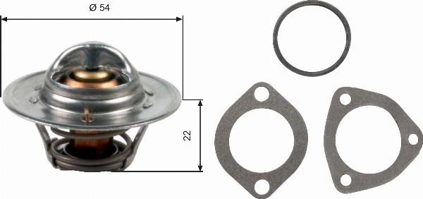 GATES TH12782G1 - Termostat,lichid racire aaoparts.ro