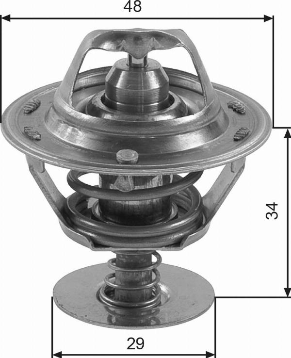 GATES TH39082G1 - Termostat,lichid racire aaoparts.ro