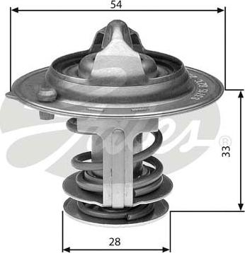 GATES TH29888G1 - Termostat,lichid racire aaoparts.ro