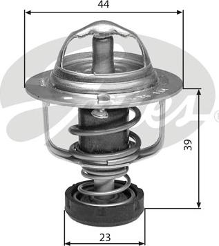 GATES TH29782G1 - Termostat,lichid racire aaoparts.ro