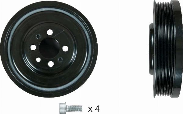 GATES TVD1184A - Fulie curea, arbore cotit aaoparts.ro