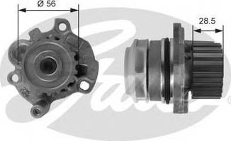 Gates Z80648 - Pompa apa aaoparts.ro