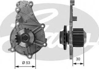 Gates Z80657 - Pompa apa aaoparts.ro