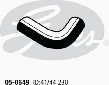 GATES 05-0649 - Furtun radiator aaoparts.ro