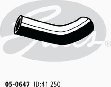 GATES 05-0647 - Furtun radiator aaoparts.ro