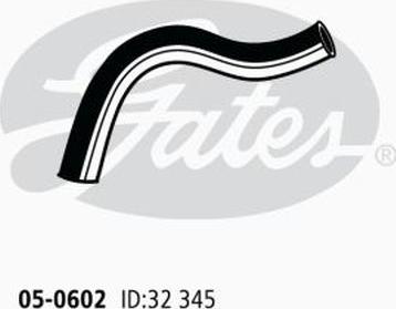 GATES 05-0602 - Furtun radiator aaoparts.ro