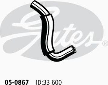 GATES 05-0867 - Furtun radiator aaoparts.ro