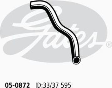 GATES 05-0872 - Furtun radiator aaoparts.ro