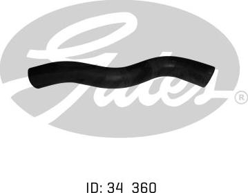 GATES 05-0772 - Furtun radiator aaoparts.ro