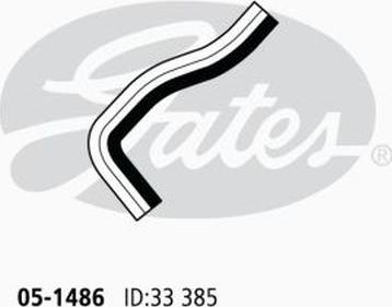 GATES 05-1486 - Furtun radiator aaoparts.ro
