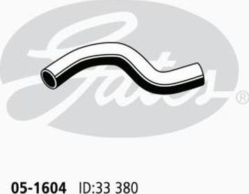 GATES 05-1604 - Furtun radiator aaoparts.ro