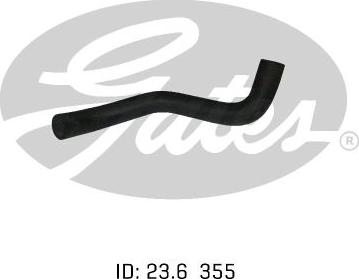 GATES 05-1046 - Furtun radiator aaoparts.ro